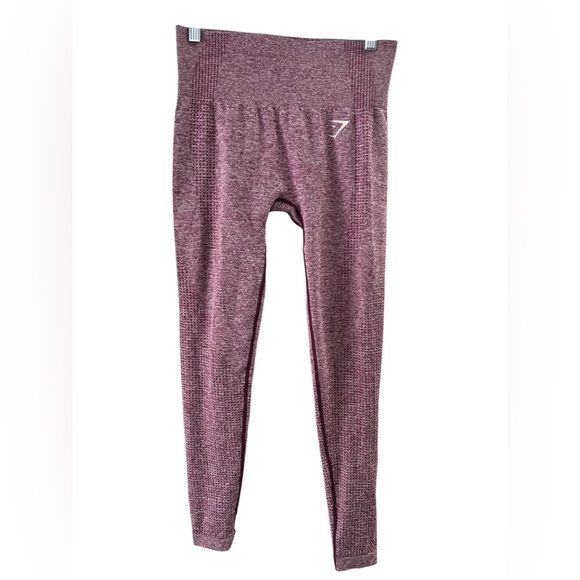 Gymshark seamless purple athletic leggings - Picture 2 of 4